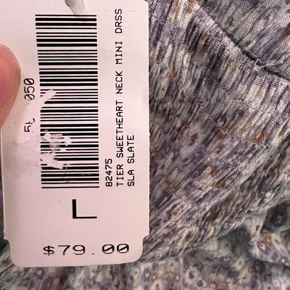 Tier Sweetheart Neck Mini Dress - Picture 3 of 3